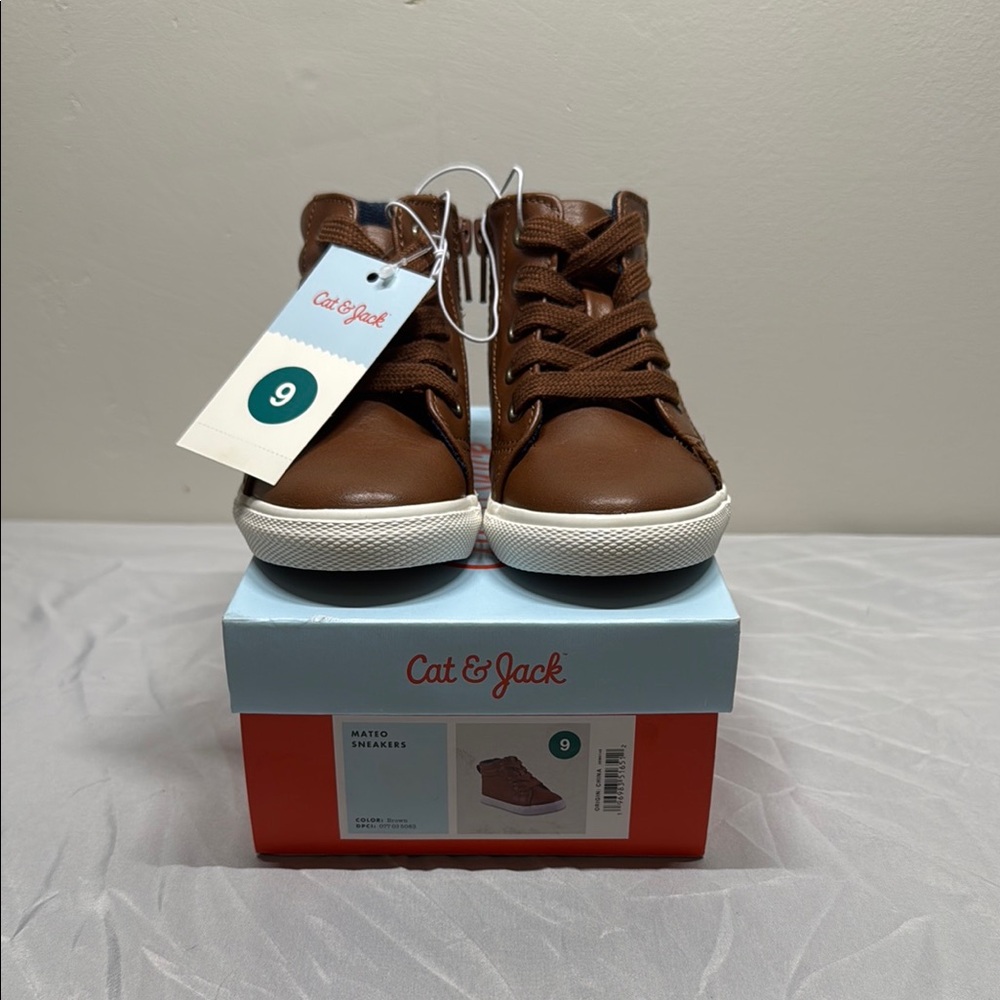 Cat & Jack Brown Kids Sneakers